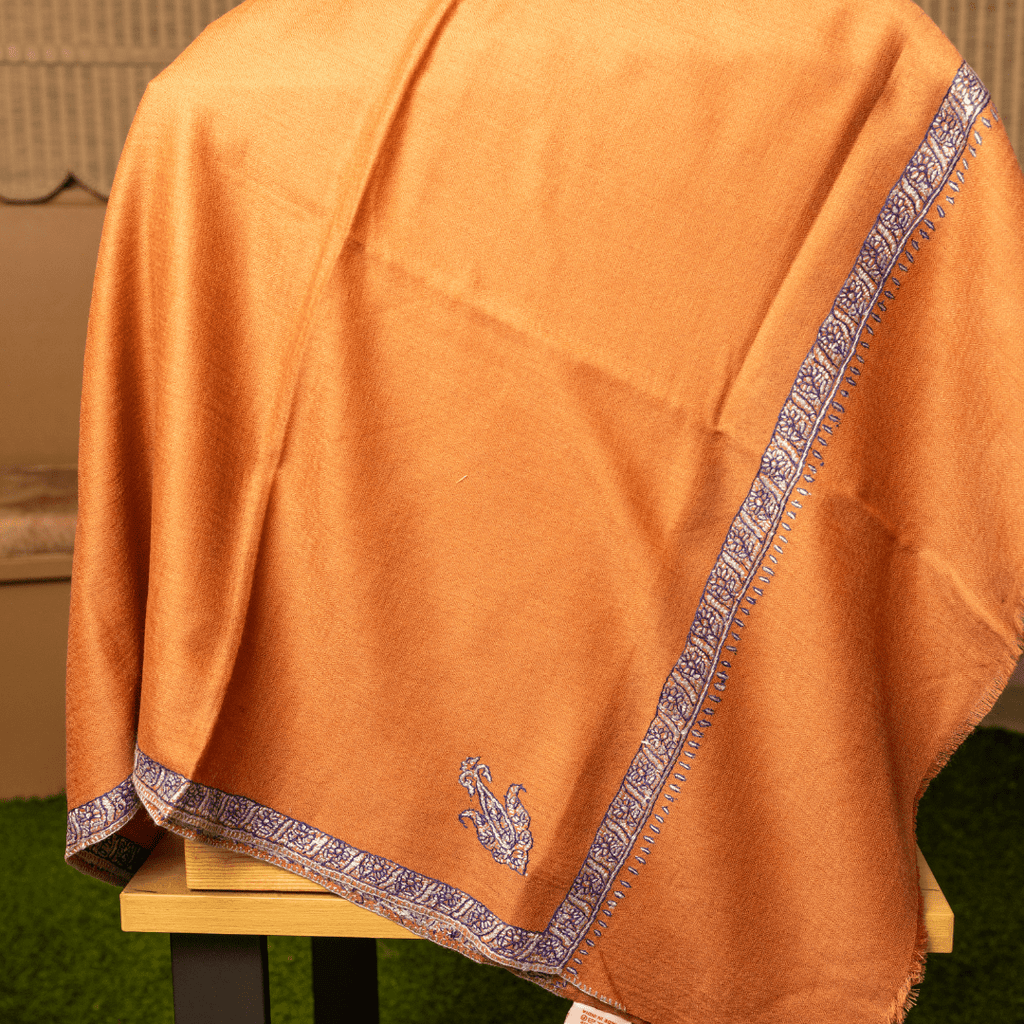 Hashiyadar Embroidery Shawl