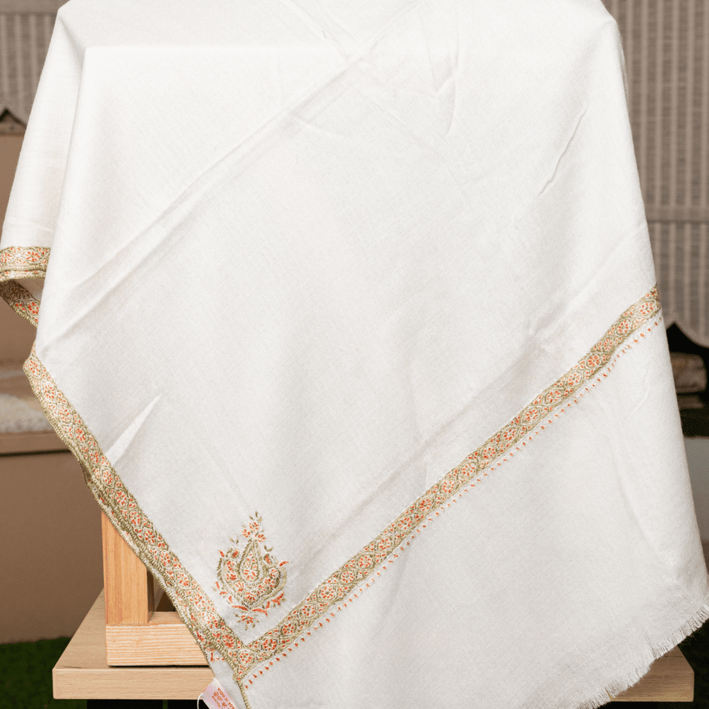 Hashiyadar Embroidery Shawl