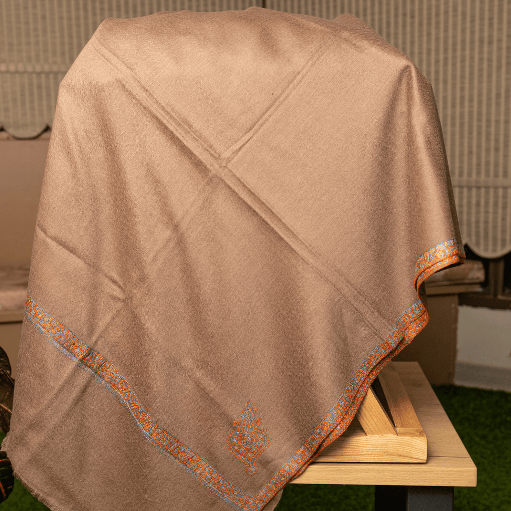 Hashiyadar Embroidery Shawl