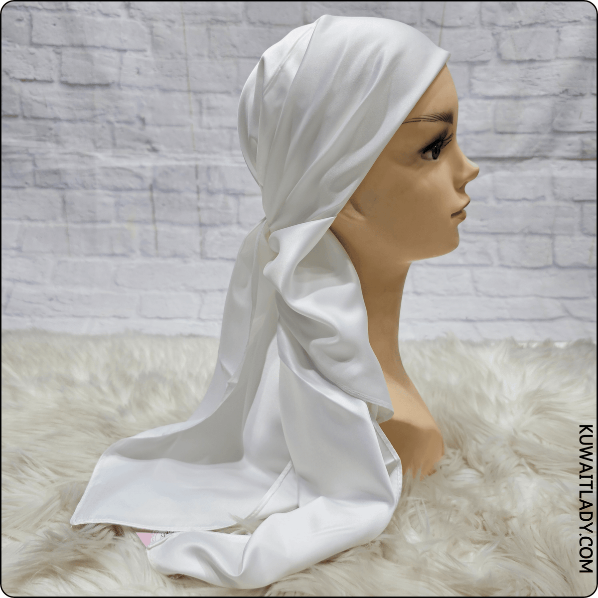 Satin Square Turban Hijab