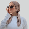 حجاب توربان مربع من الساتان