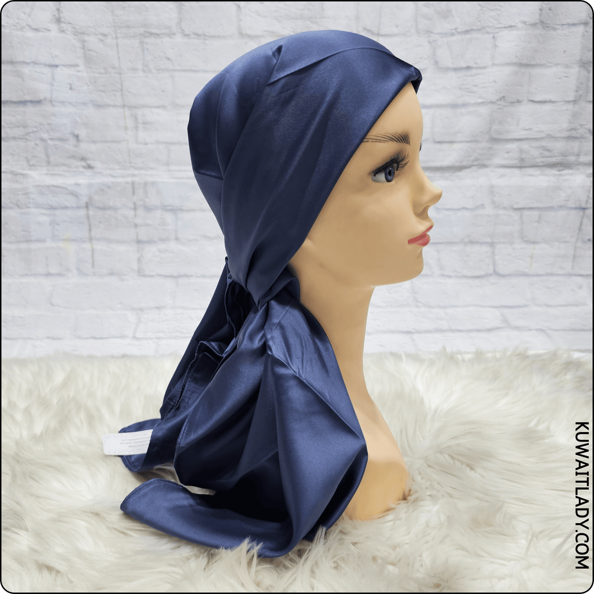 Satin Square Turban Hijab