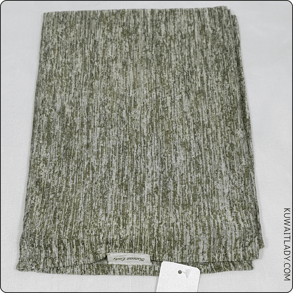 Self Textured Multi-Color Jersey Scarf