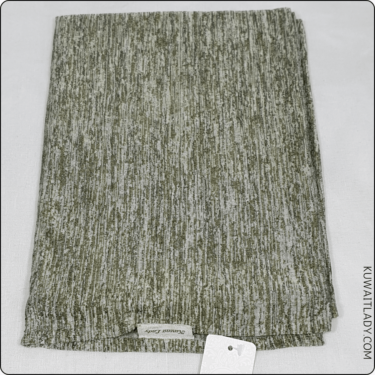 Self Textured Multi-Color Jersey Scarf