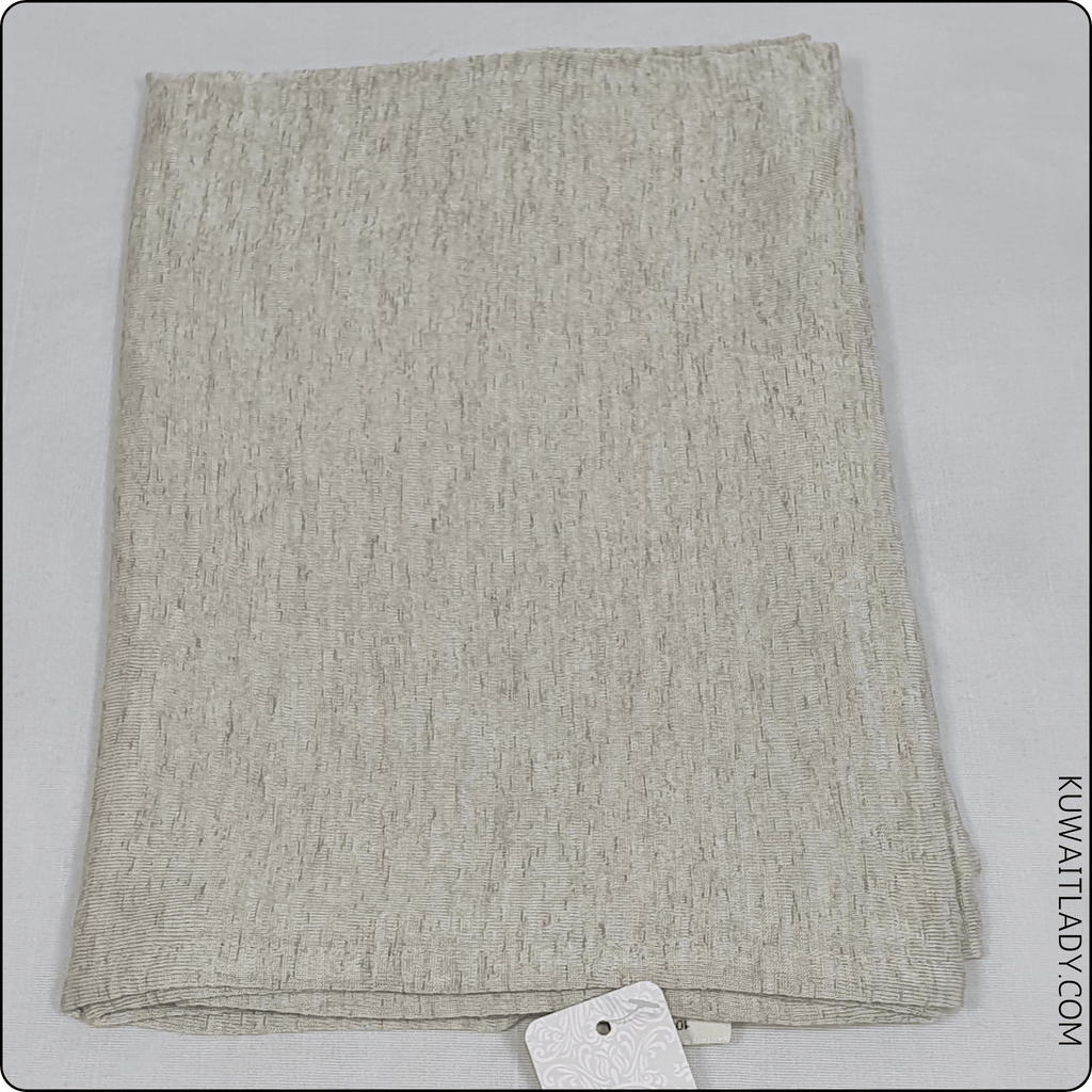 Self Textured Multi-Color Jersey Scarf