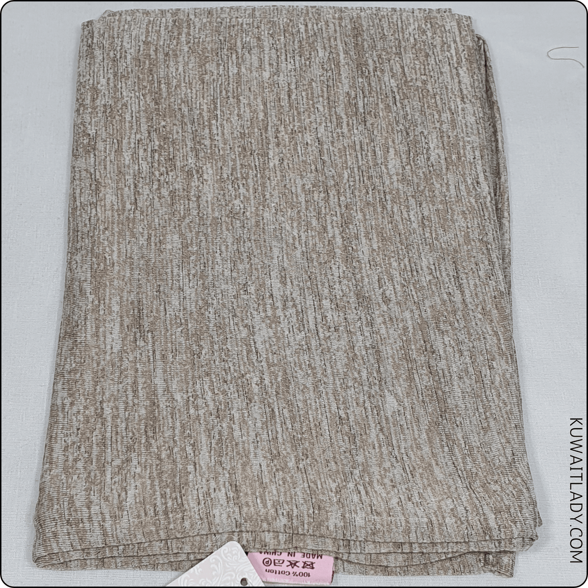 Self Textured Multi-Color Jersey Scarf