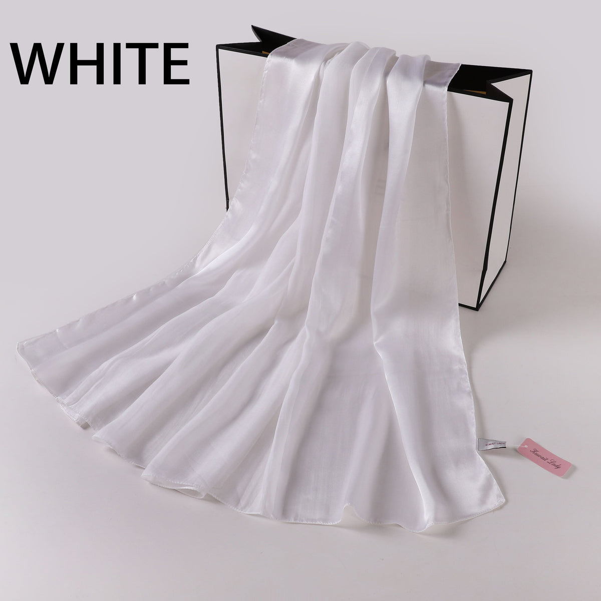 Silk-Satin Fusion Scarf