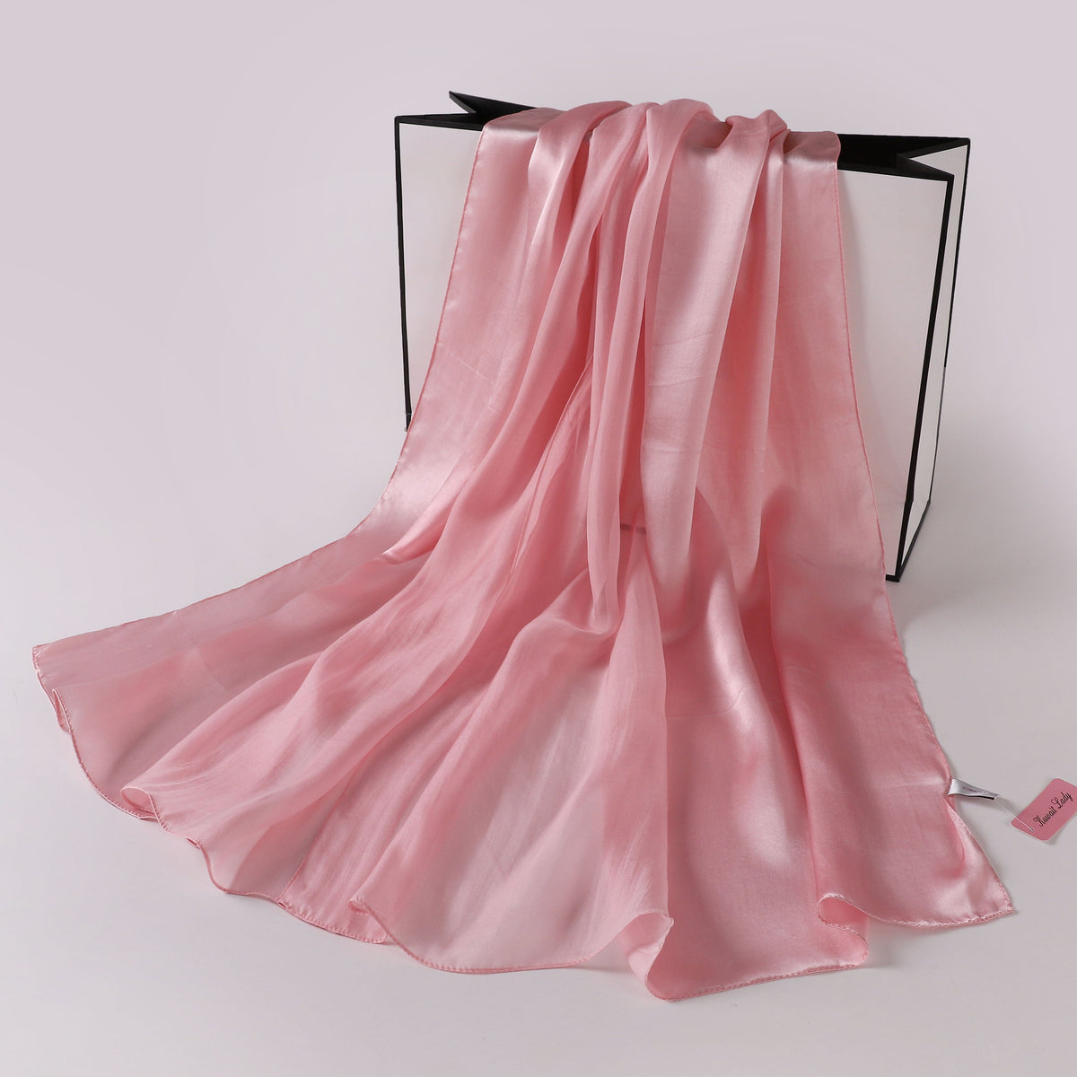 Silk-Satin Fusion Scarf