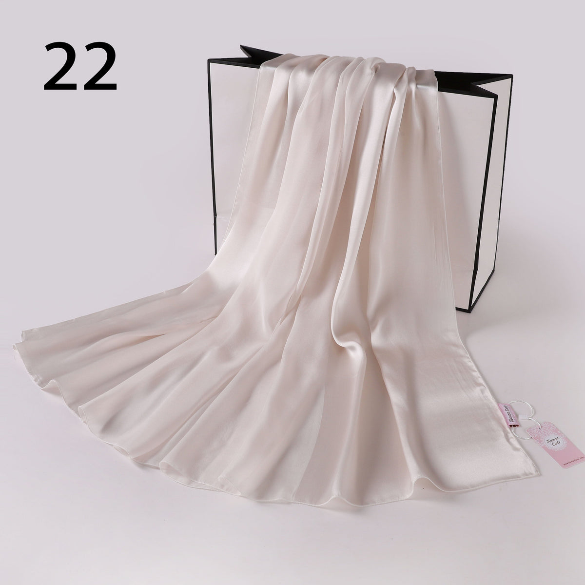 Silk-Satin Fusion Scarf