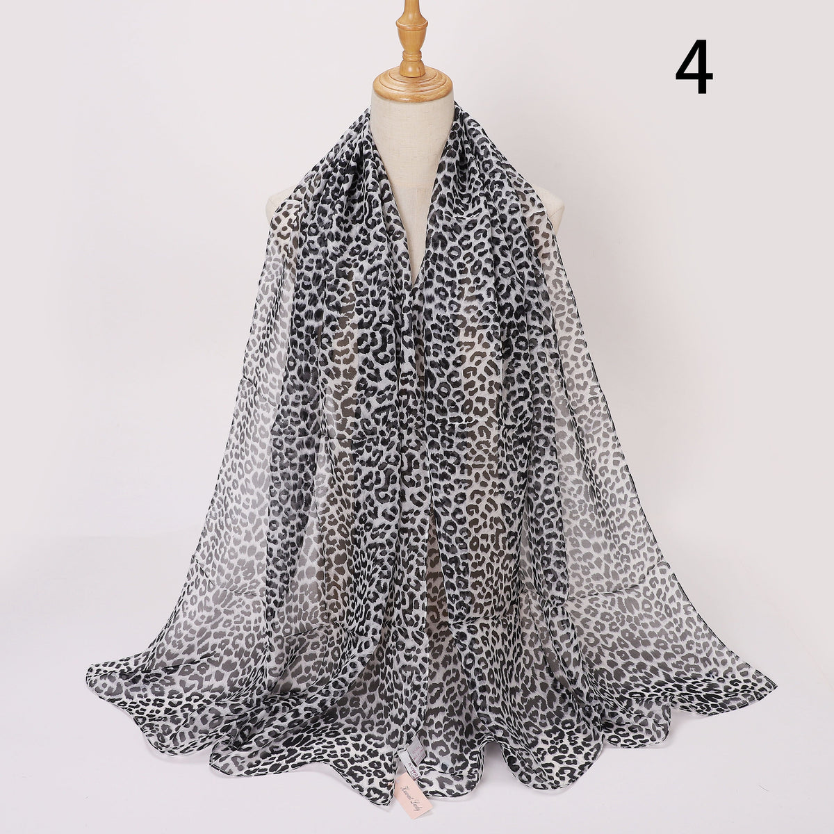 Silk Tiger Print Scarf