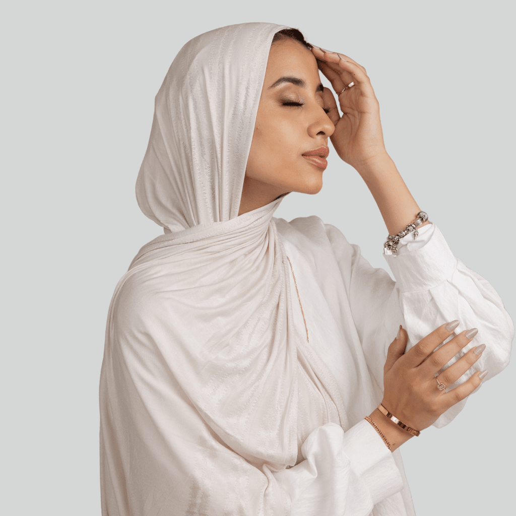 وشاح قطني بنقشة جلد الثعبان