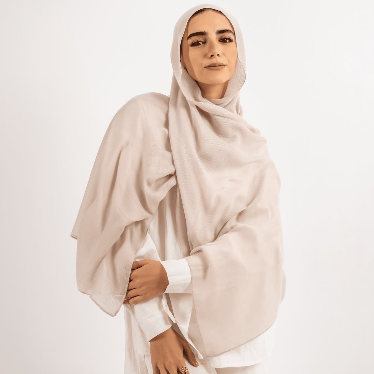 Softly Textured Viscose Scarf