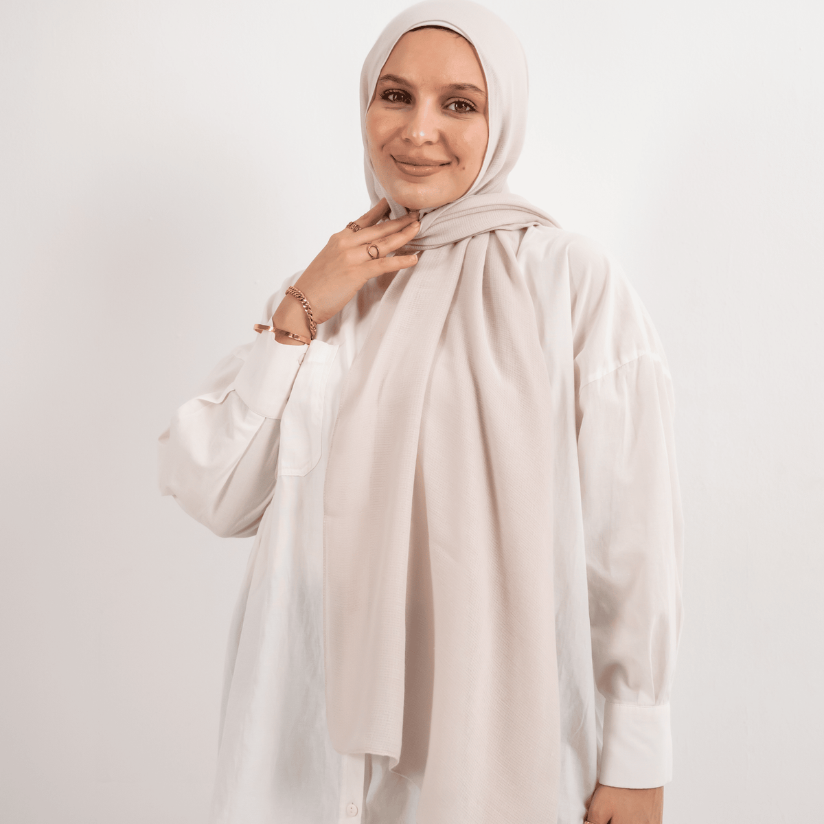 Softly Textured Viscose Scarf