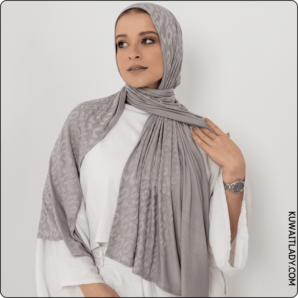 وشاح قطني بنقشة النمر (تايجر فيوجن)