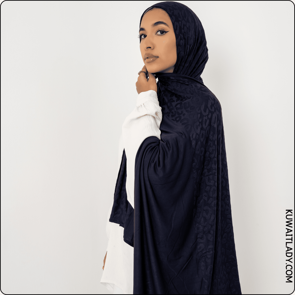 وشاح قطني بنقشة النمر (تايجر فيوجن)