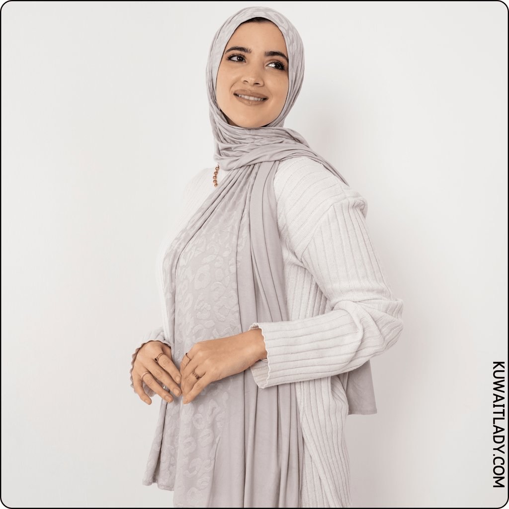 وشاح قطني بنقشة النمر (تايجر فيوجن)