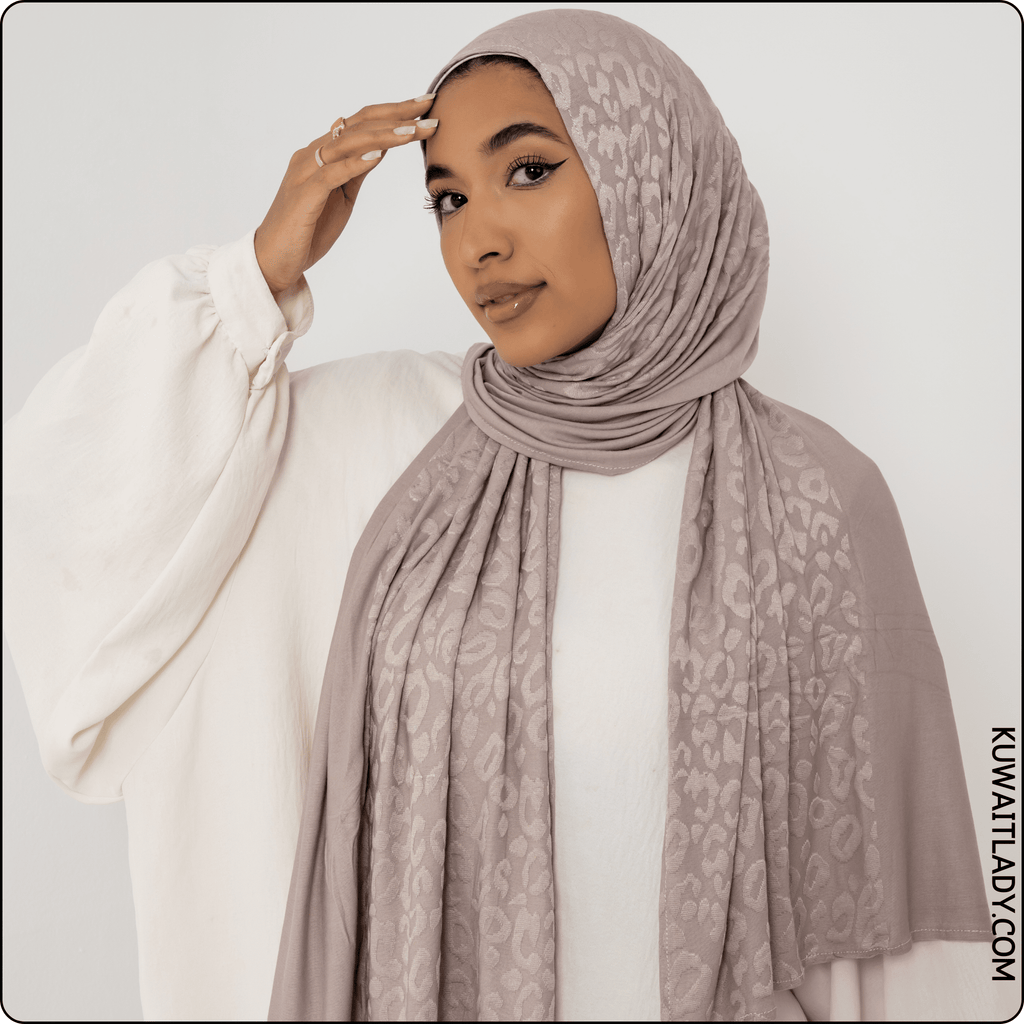 وشاح قطني بنقشة النمر (تايجر فيوجن)