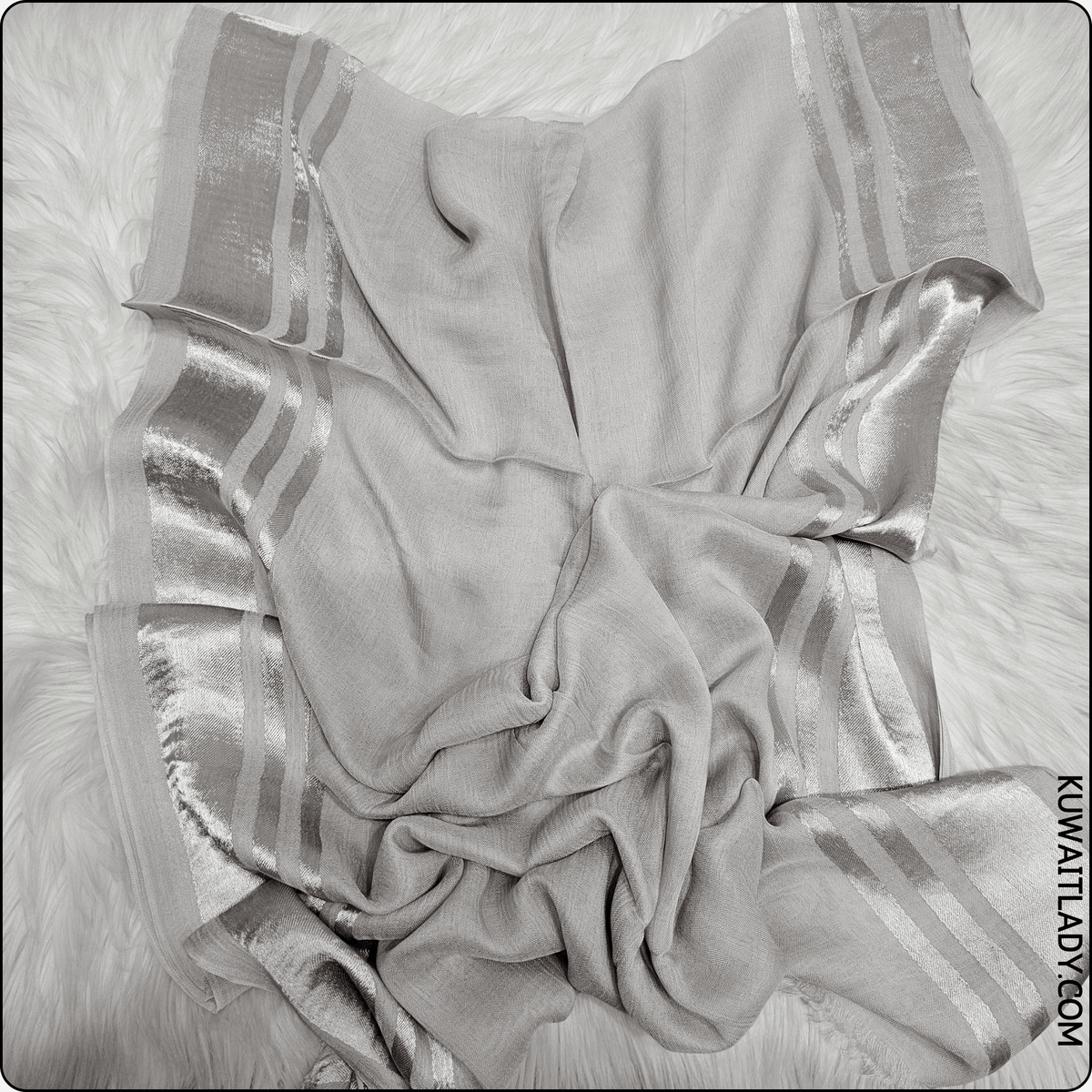Trio Stripe Linen Scarf