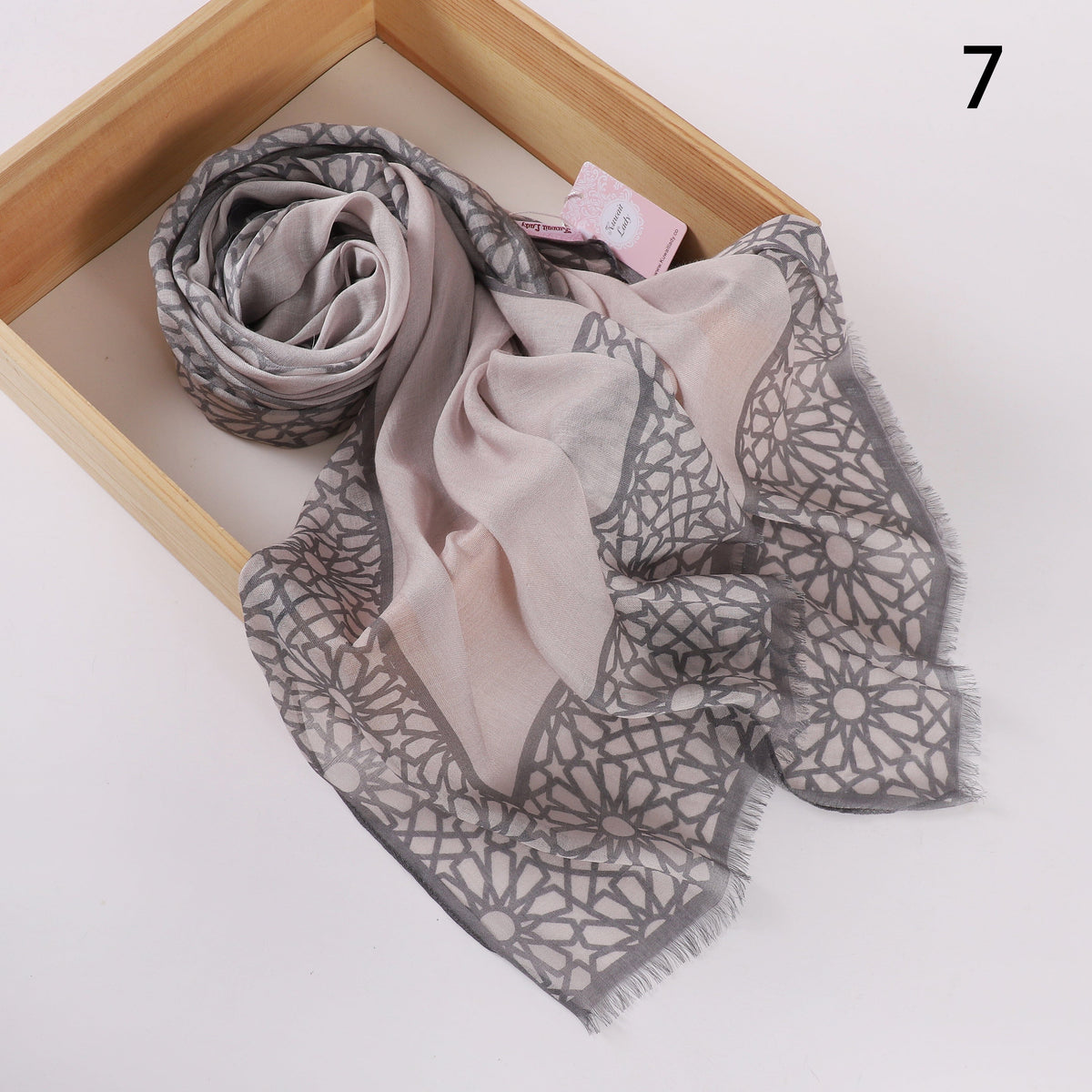 Urban Bloom Linen Scarf